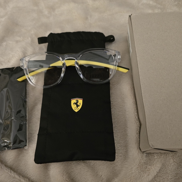 Ferrari Clear and Yellow Glasses - Picture 8 of 9